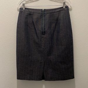 Navy Blue skirt with Gold